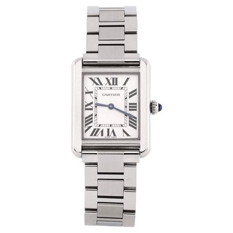 cartier tank solo edelstahl